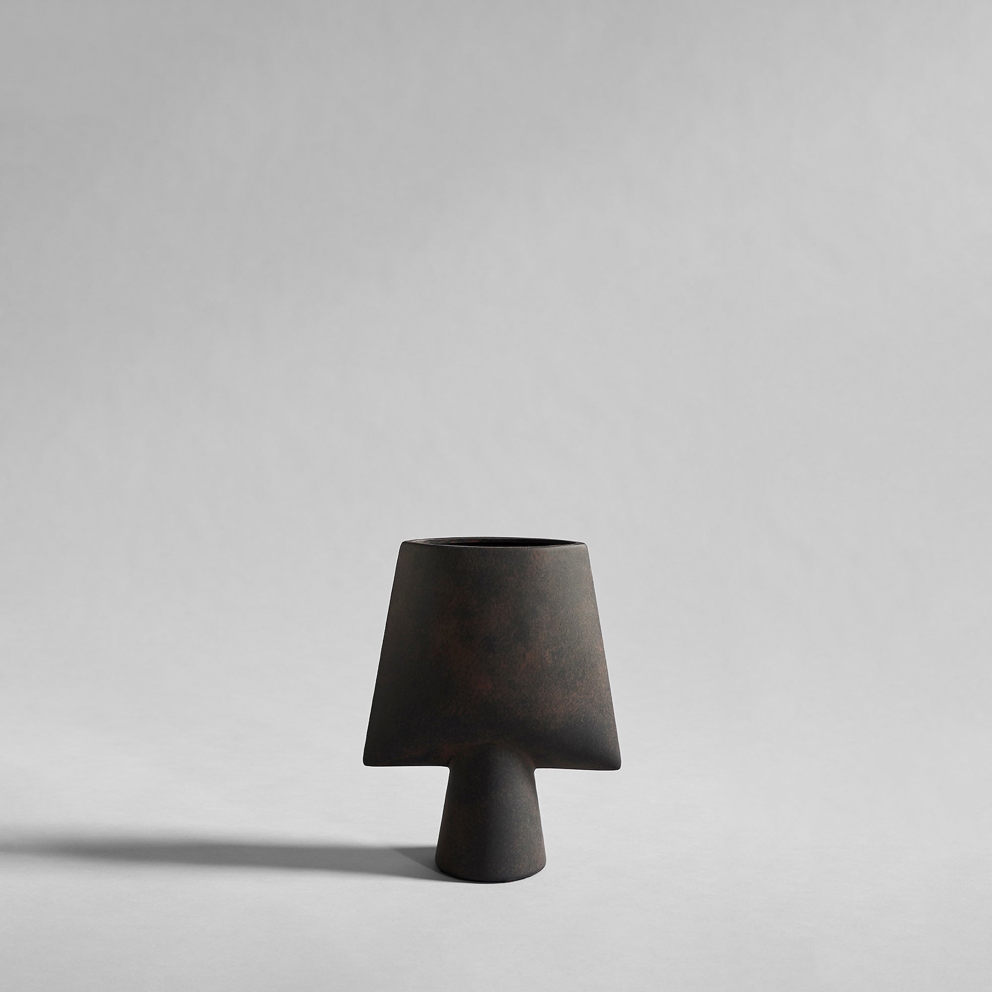 Sphere Vase Square, Mini - Coffee