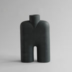 Cobra Vase Tall, Medio - Black