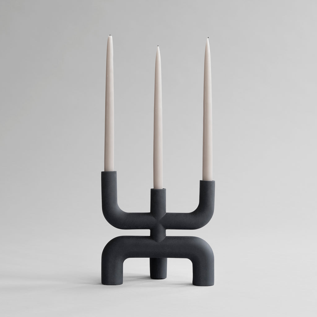 Cobra Candle Holder - Black