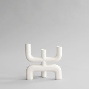 Cobra Candle Holder - Bone White