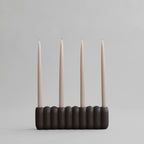 Tube Candle Holder, Big - Coffee