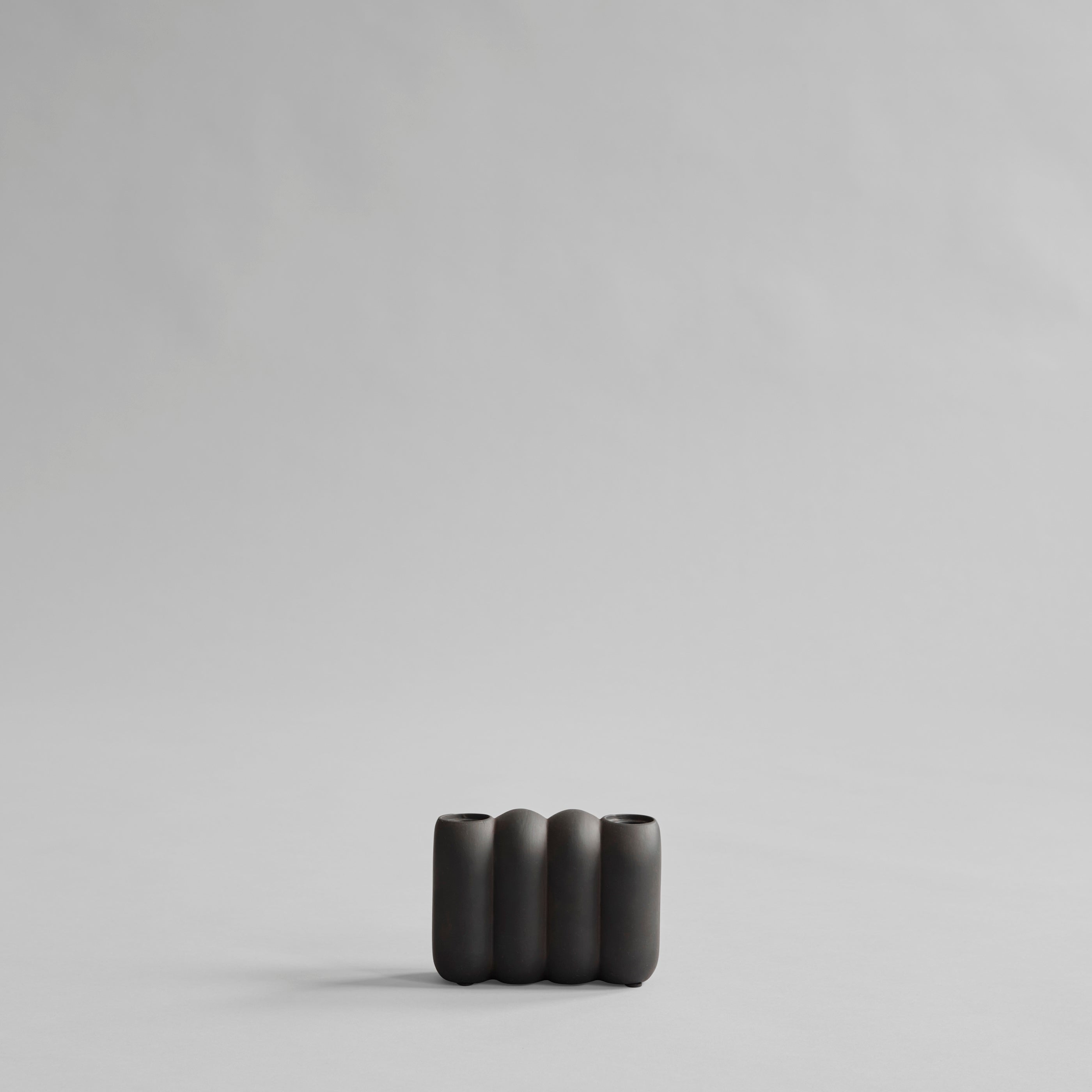 Tube Candle Holder, Mini - Coffee