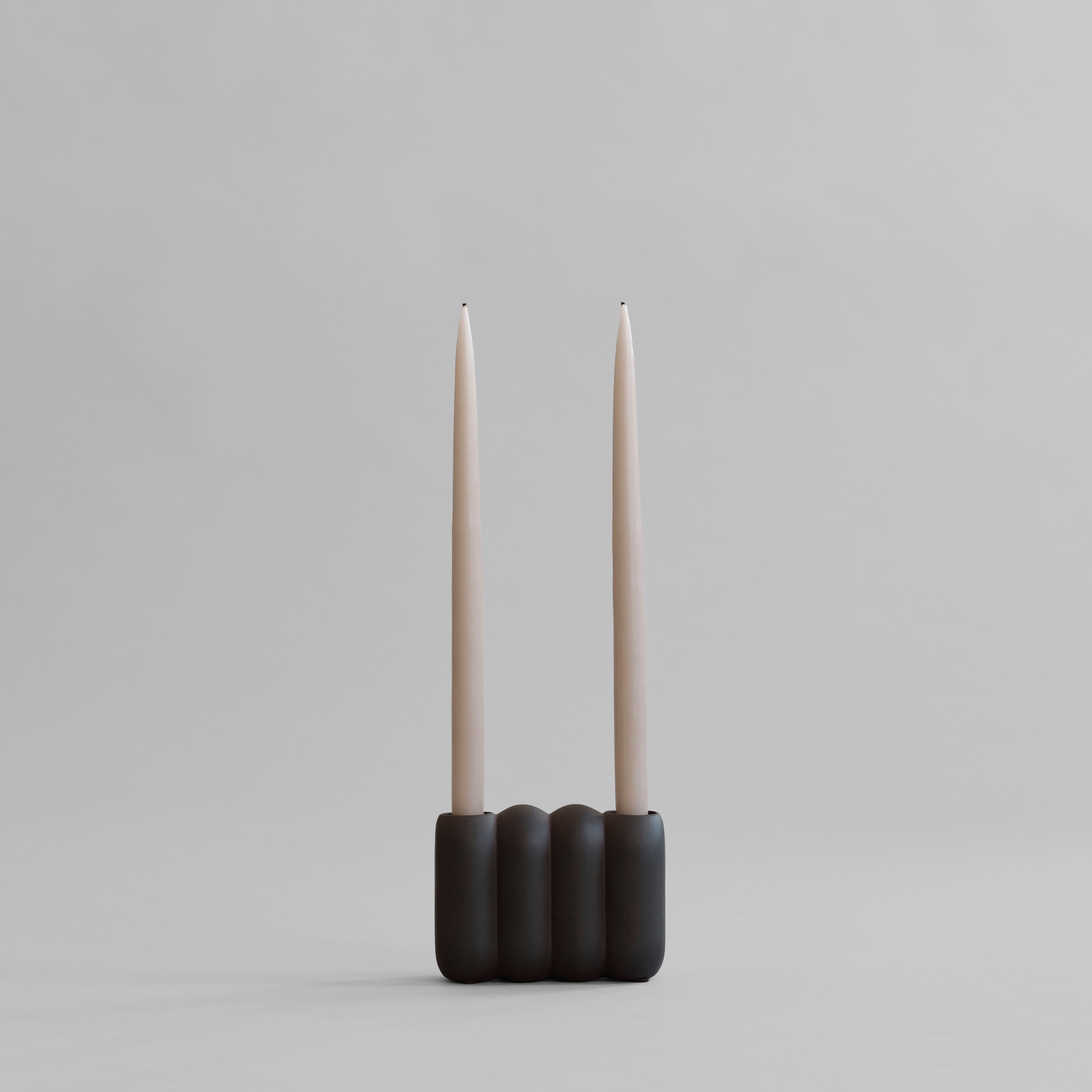 Tube Candle Holder, Mini - Coffee