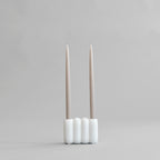 Tube Candle Holder, Mini - Bone  White