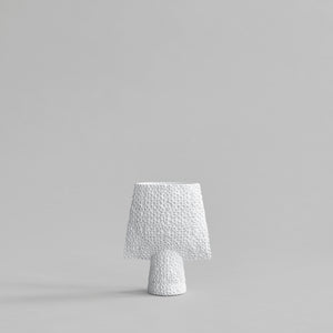 Sphere Vase Square Shisen, Mini -  Bone White