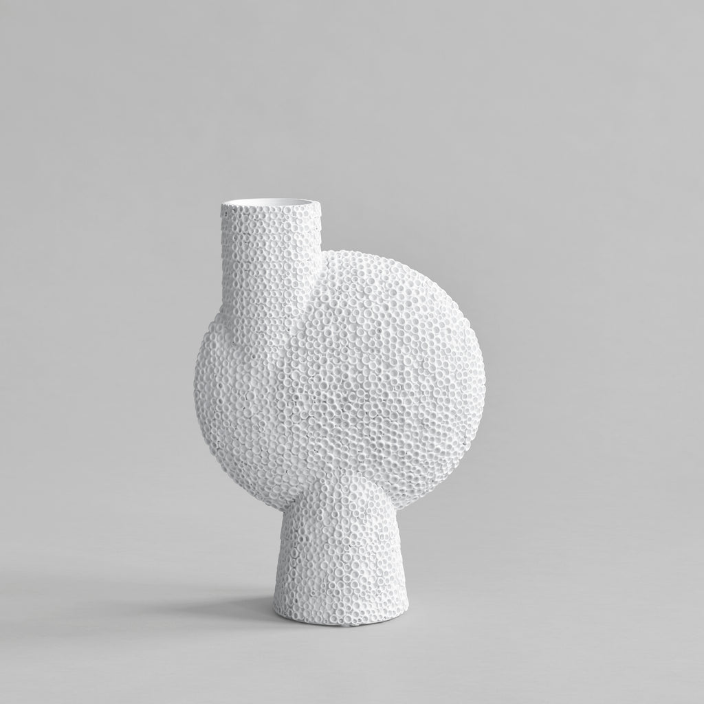 Sphere Vase Bubl Shisen, Big -  Bone White