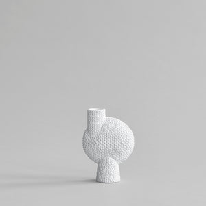 Sphere Vase Bubl Shisen, Medio -  Bone White