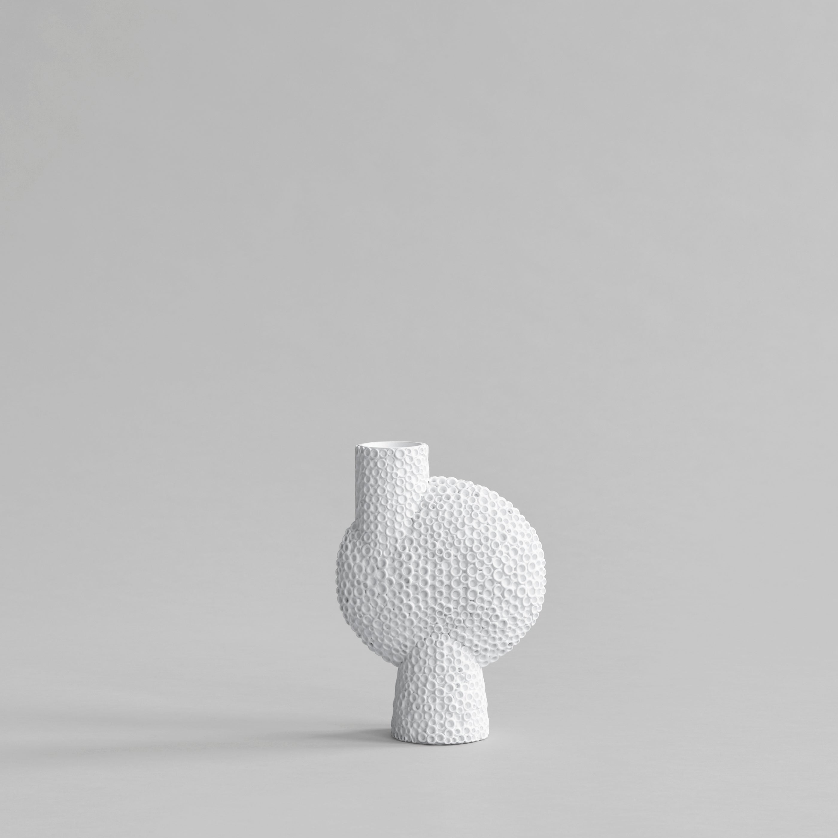 Sphere Vase Bubl Shisen, Medio -  Bone White