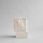 Temple Coffee Table, Tall -  Limestone