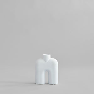 Cobra Vase Tall, Mini - Bone White