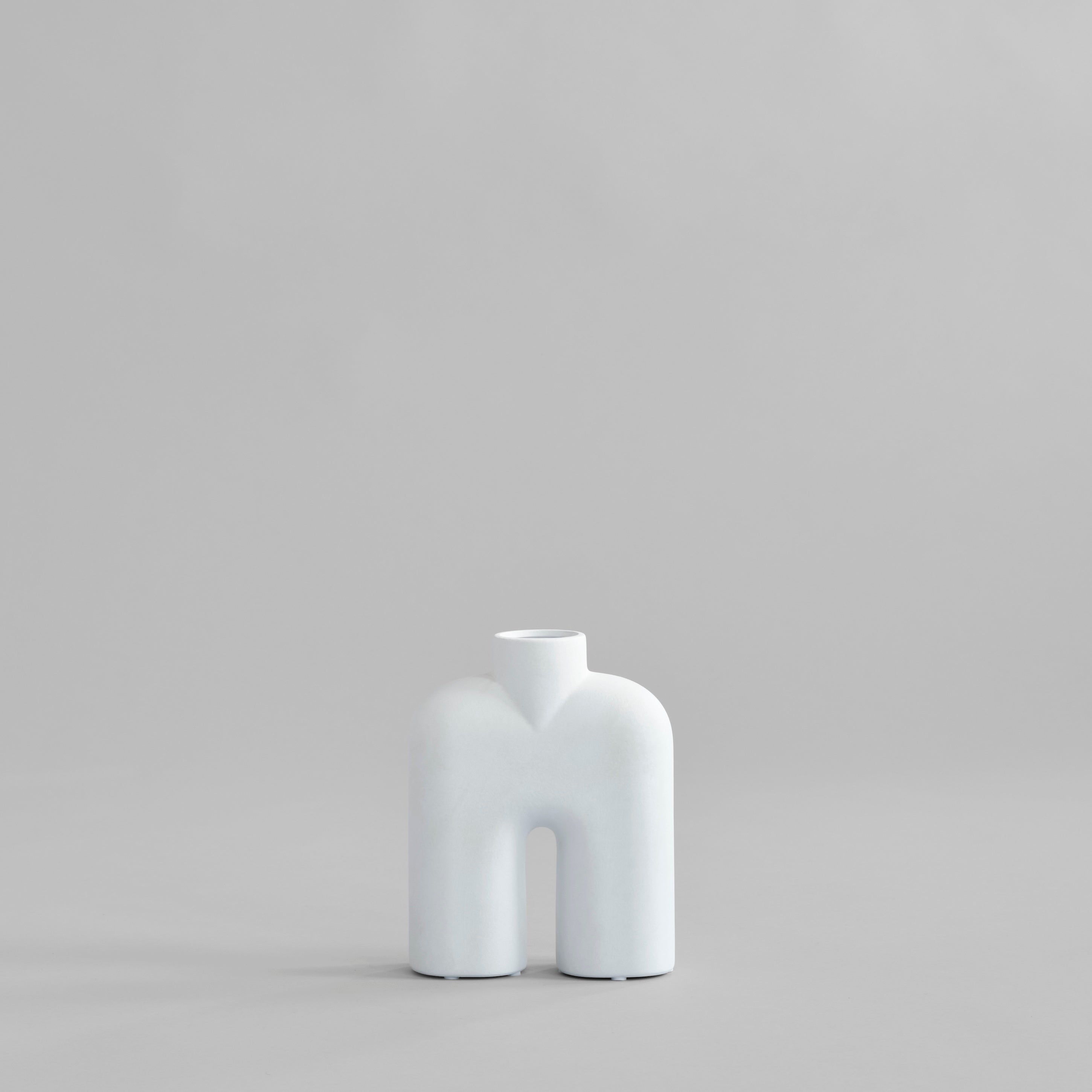 Cobra Vase Tall, Mini - Bone White
