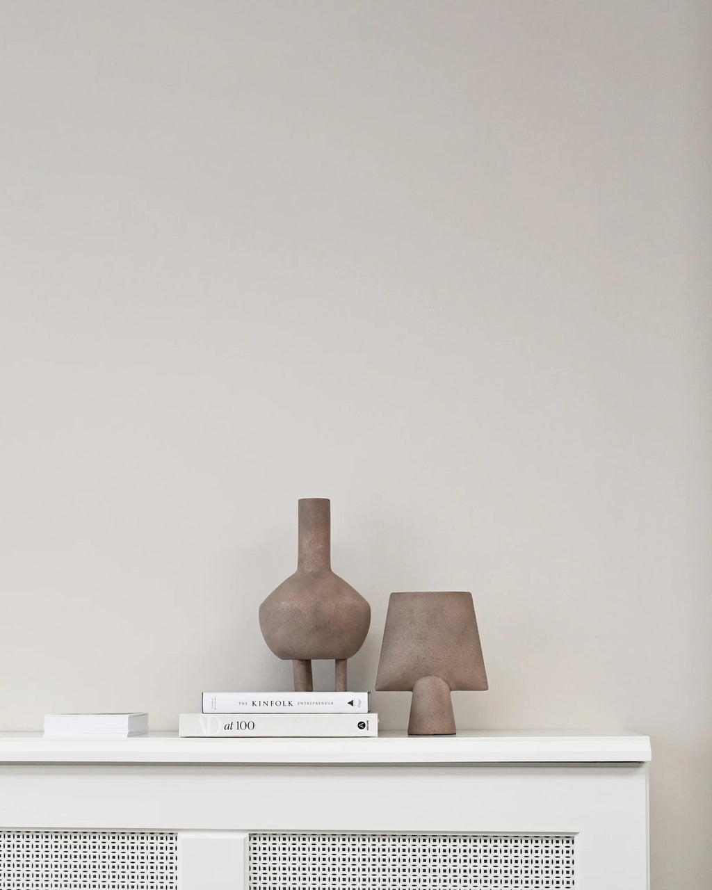 Duck Vase, Fat - Taupe