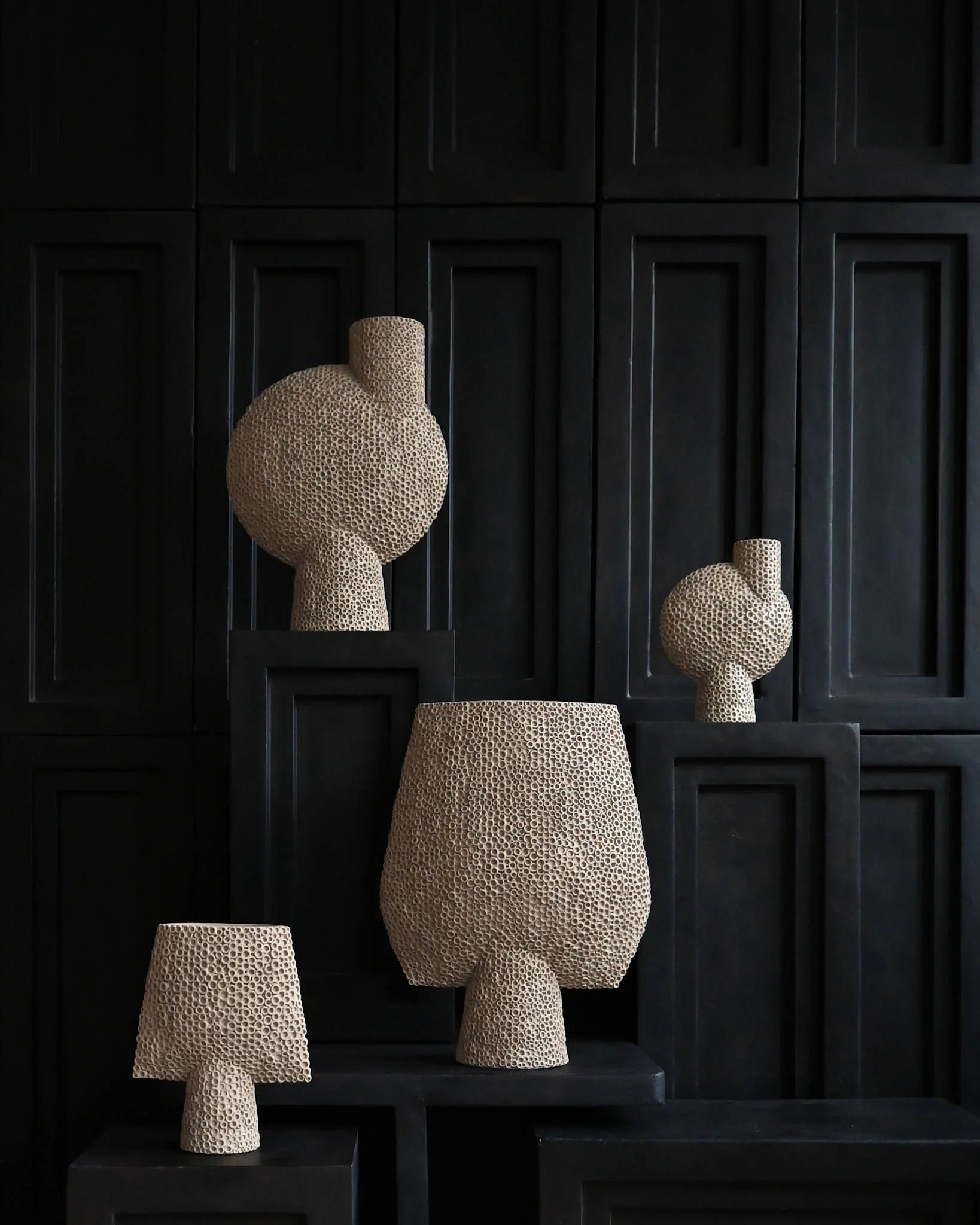 Sphere Vase Bubl Shisen, Medio -  Sand