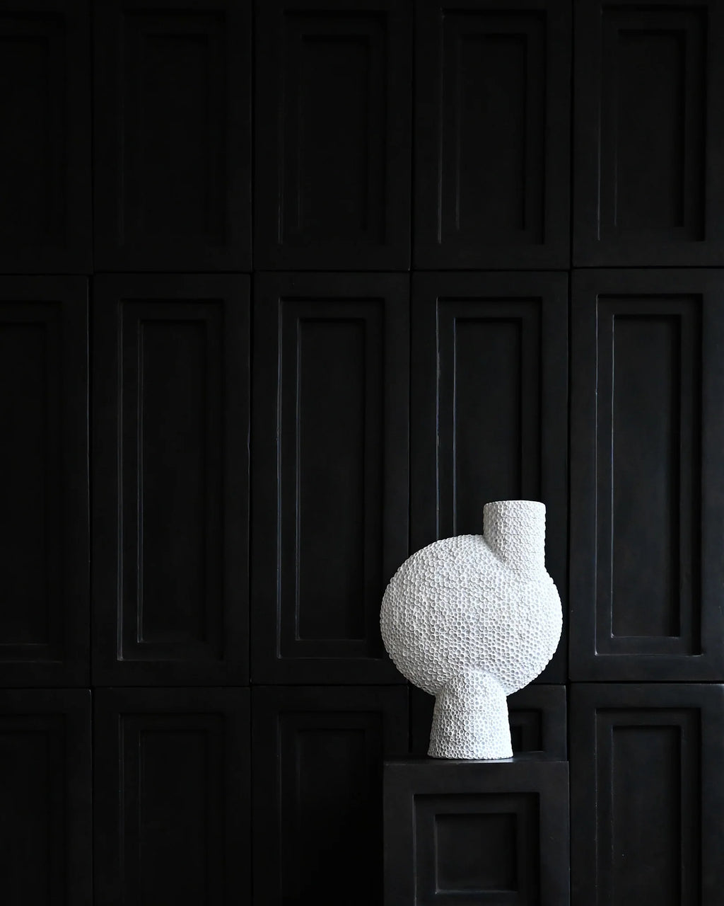 Sphere Vase Bubl Shisen, Big -  Bone White