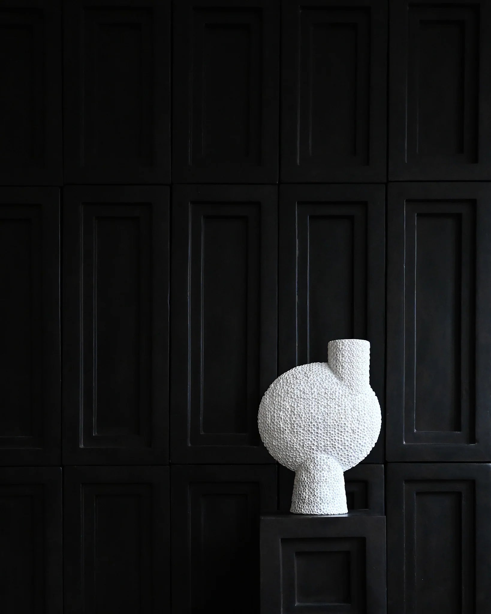 Sphere Vase Bubl Shisen, Medio -  Bone White