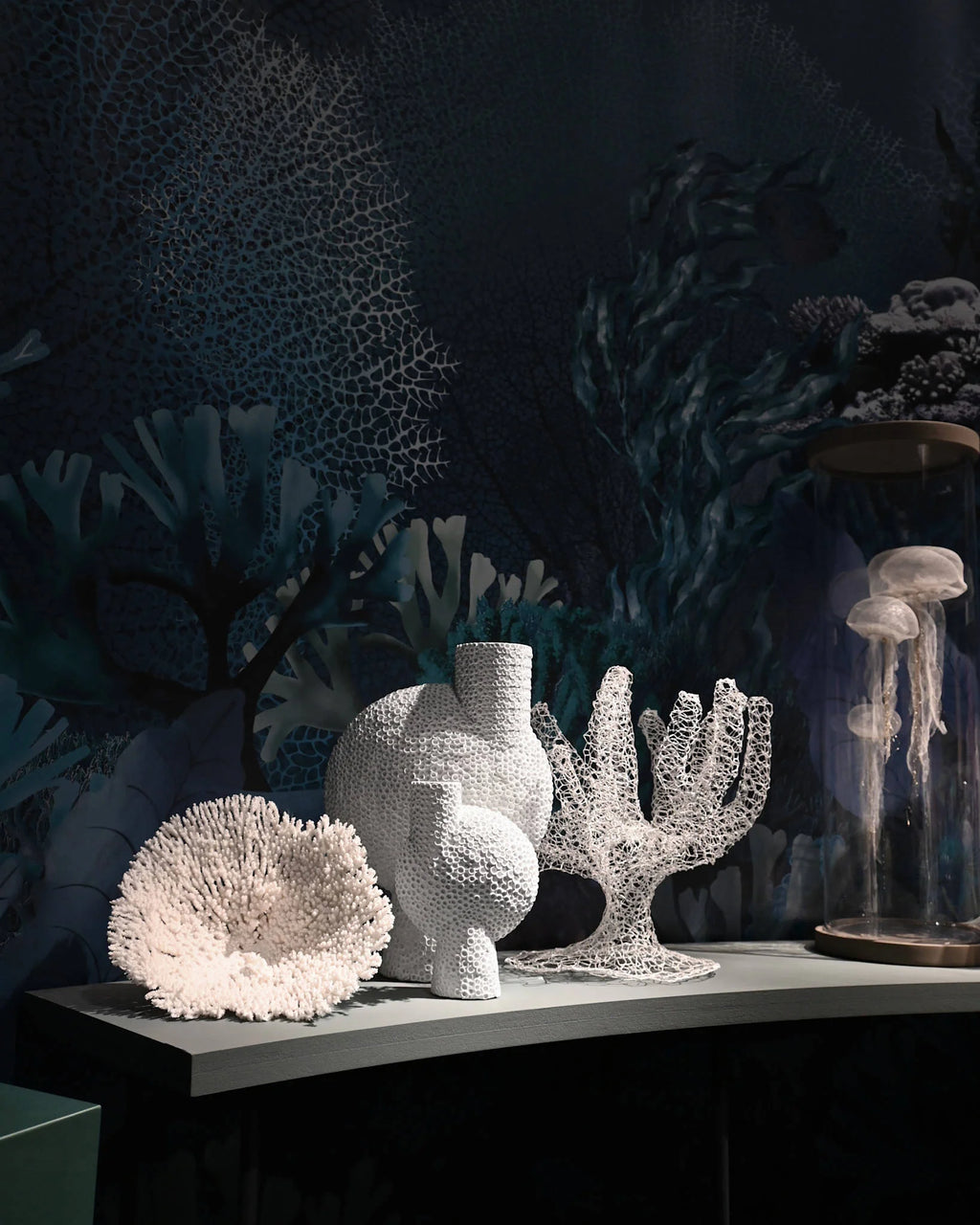 Sphere Vase Bubl Shisen, Big -  Bone White