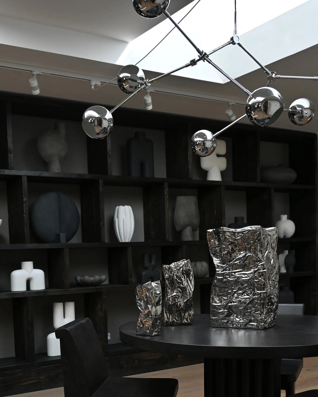Drop Chandelier Globe - Chrome (5m)