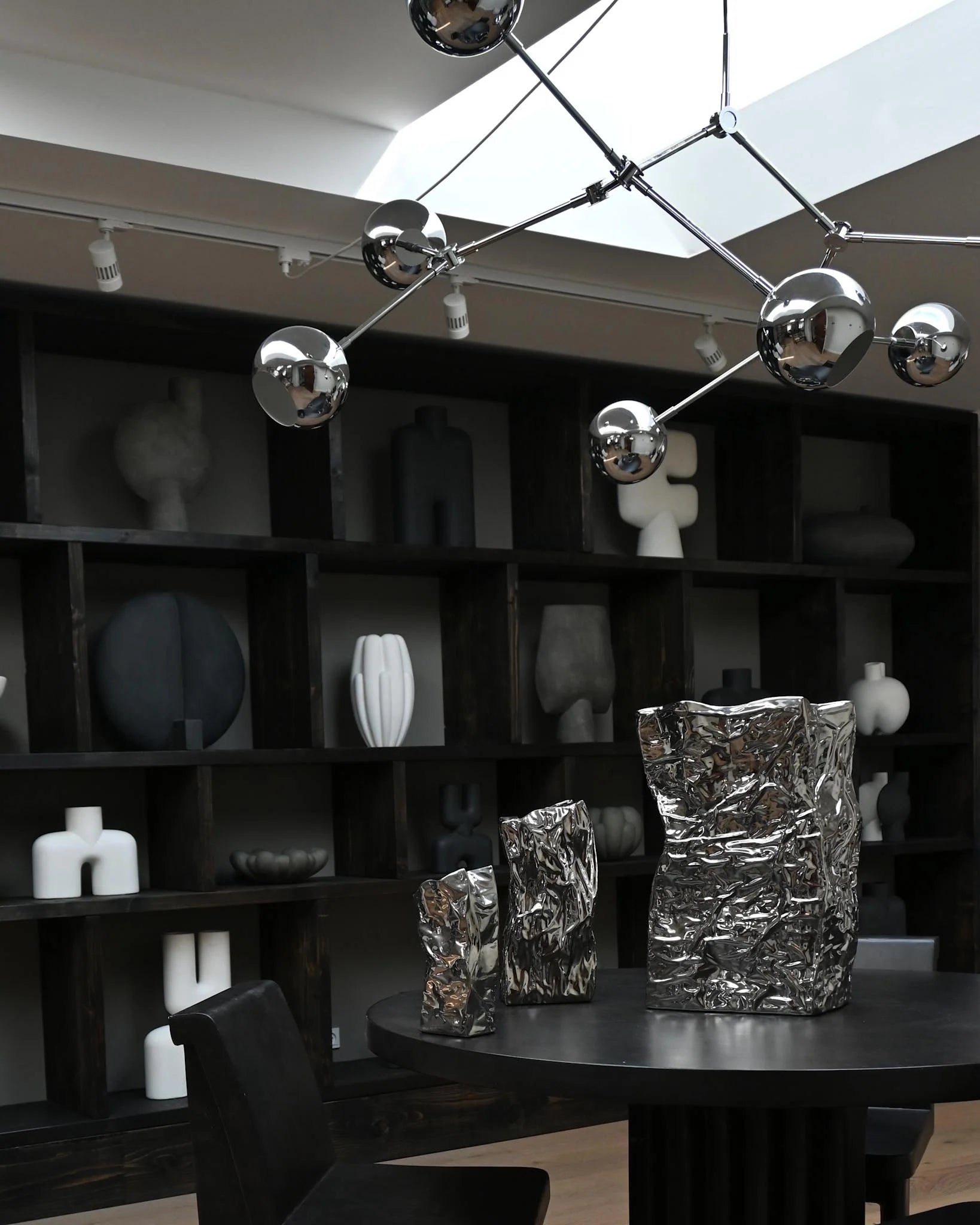 Drop Chandelier Globe - Chrome (5m)