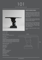 Artist Dining Table - Coffee