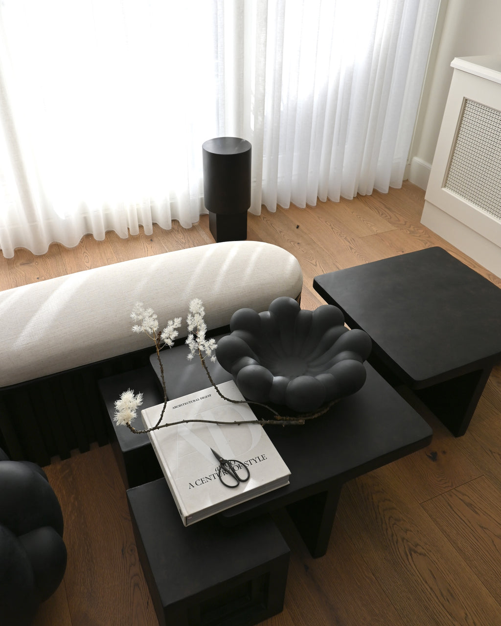 Bloom Tray, Big - Black