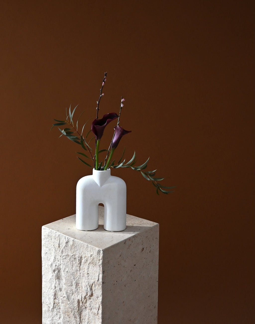Cobra Vase Tall, Mini - Bone White