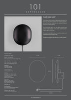 Clam Wall Lamp - Burned Black
