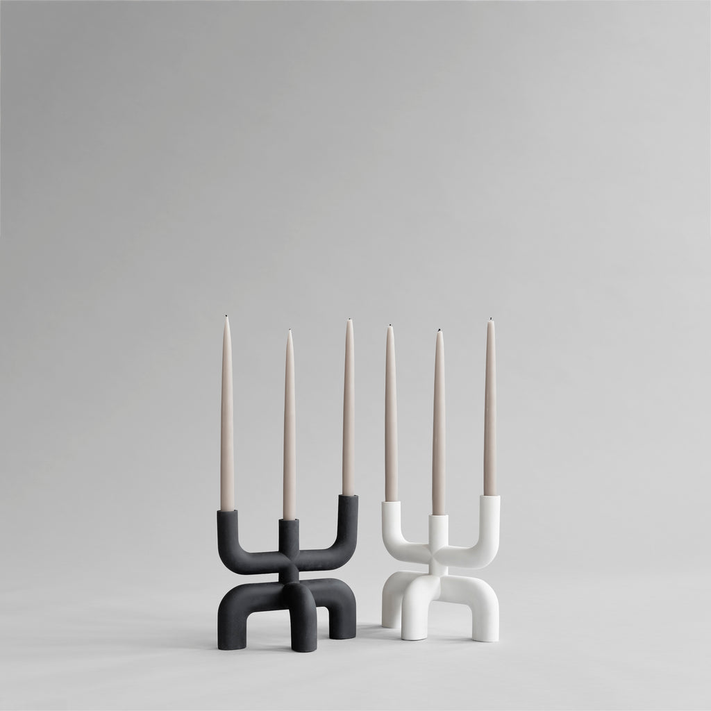 Cobra Candle Holder - Bone White