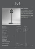 Dawn Floor Lamp - Oxidized