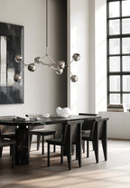 Drop Chandelier Globe - Chrome (5m)