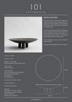 Duck Plate, Big - Coffee