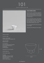 Duck Bowl, Mini - Bone White