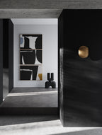 Cobra Vase Double, Hexa - Black