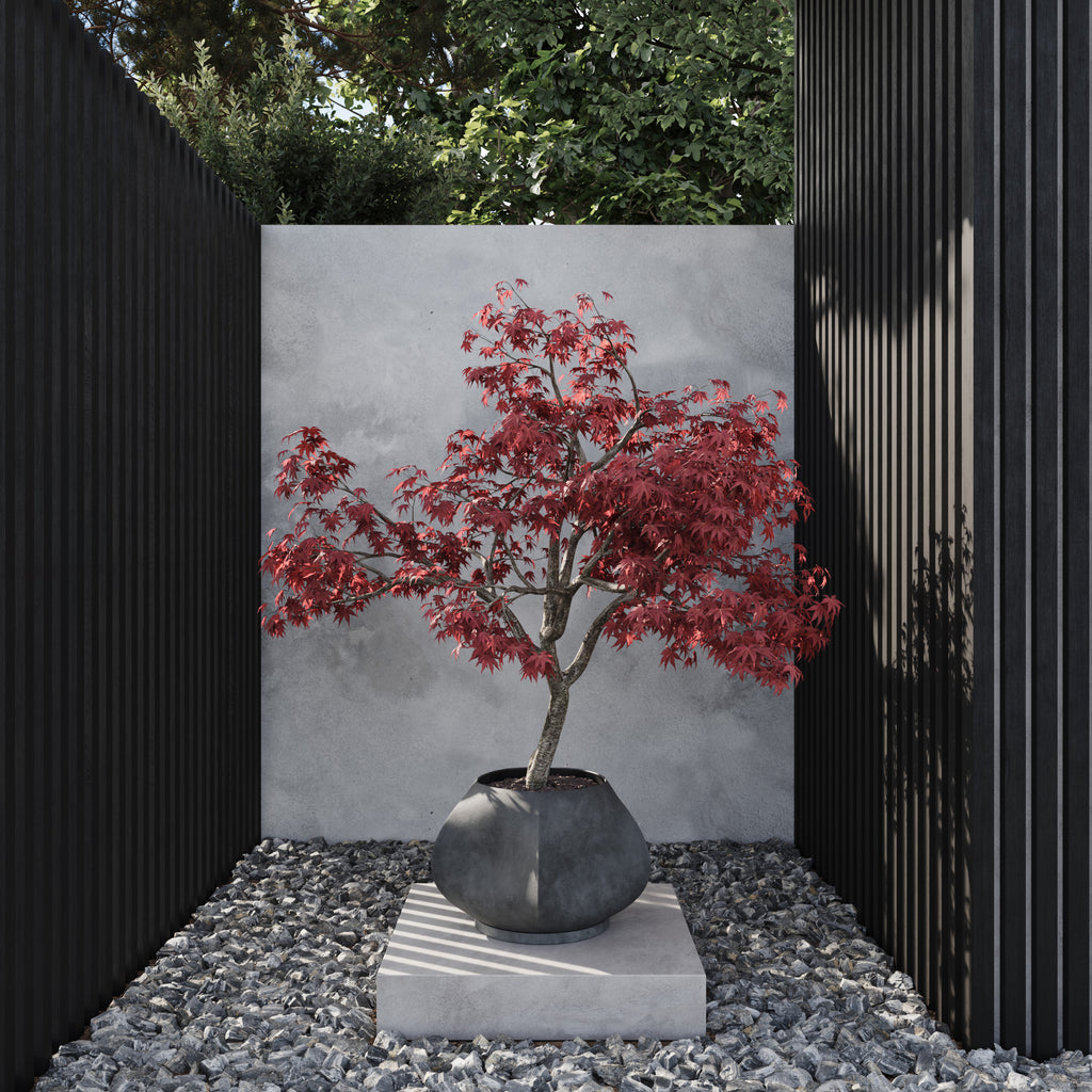 Arket Plant Pot, Medio  - Dark Grey