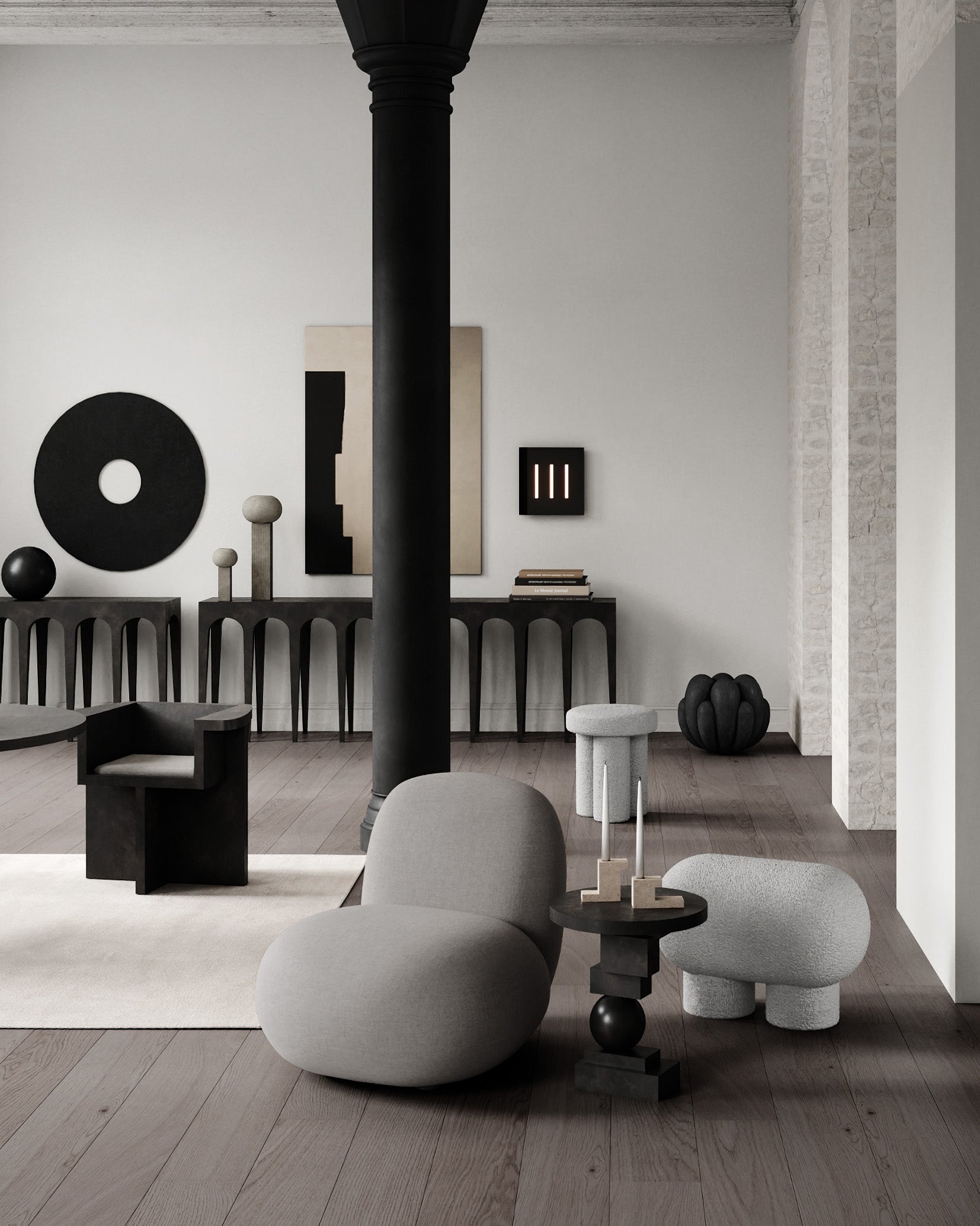 Bloom Vase Big - Black