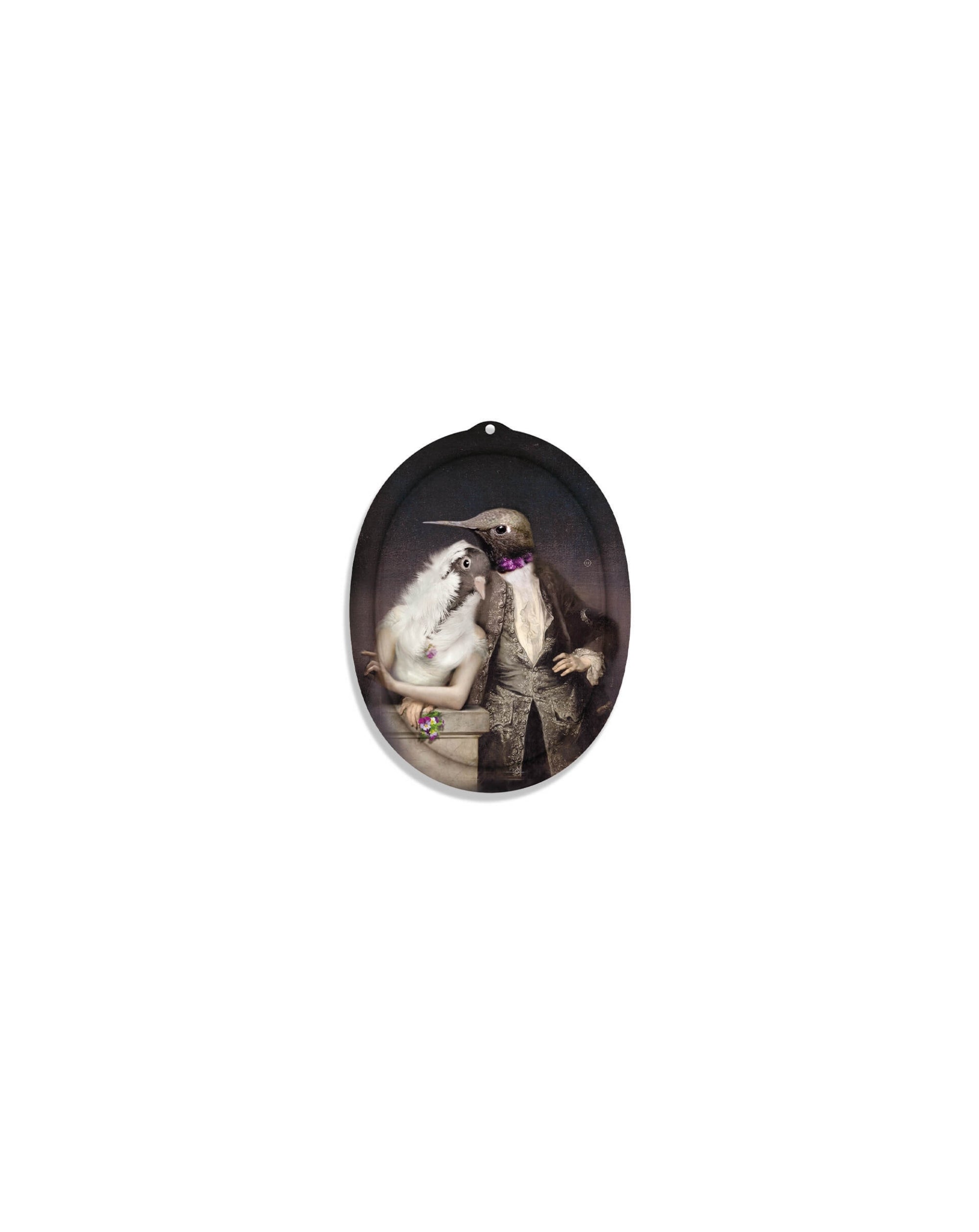 The Lovebirds - Oval Tray