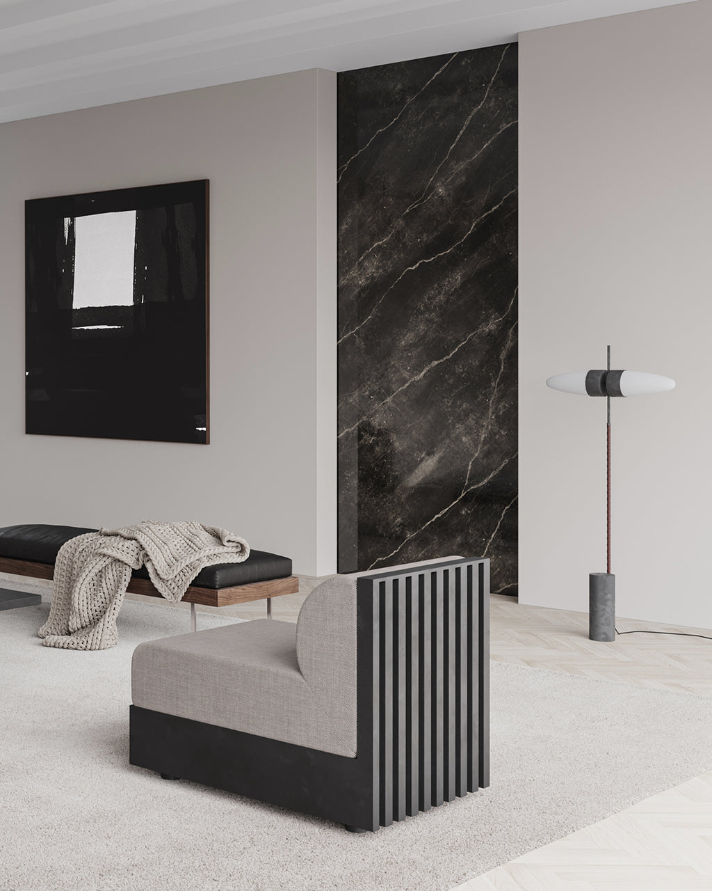 Bull Floor Lamp - Oxidized