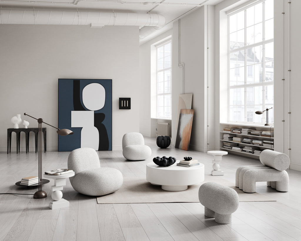 Artist Side Table - White