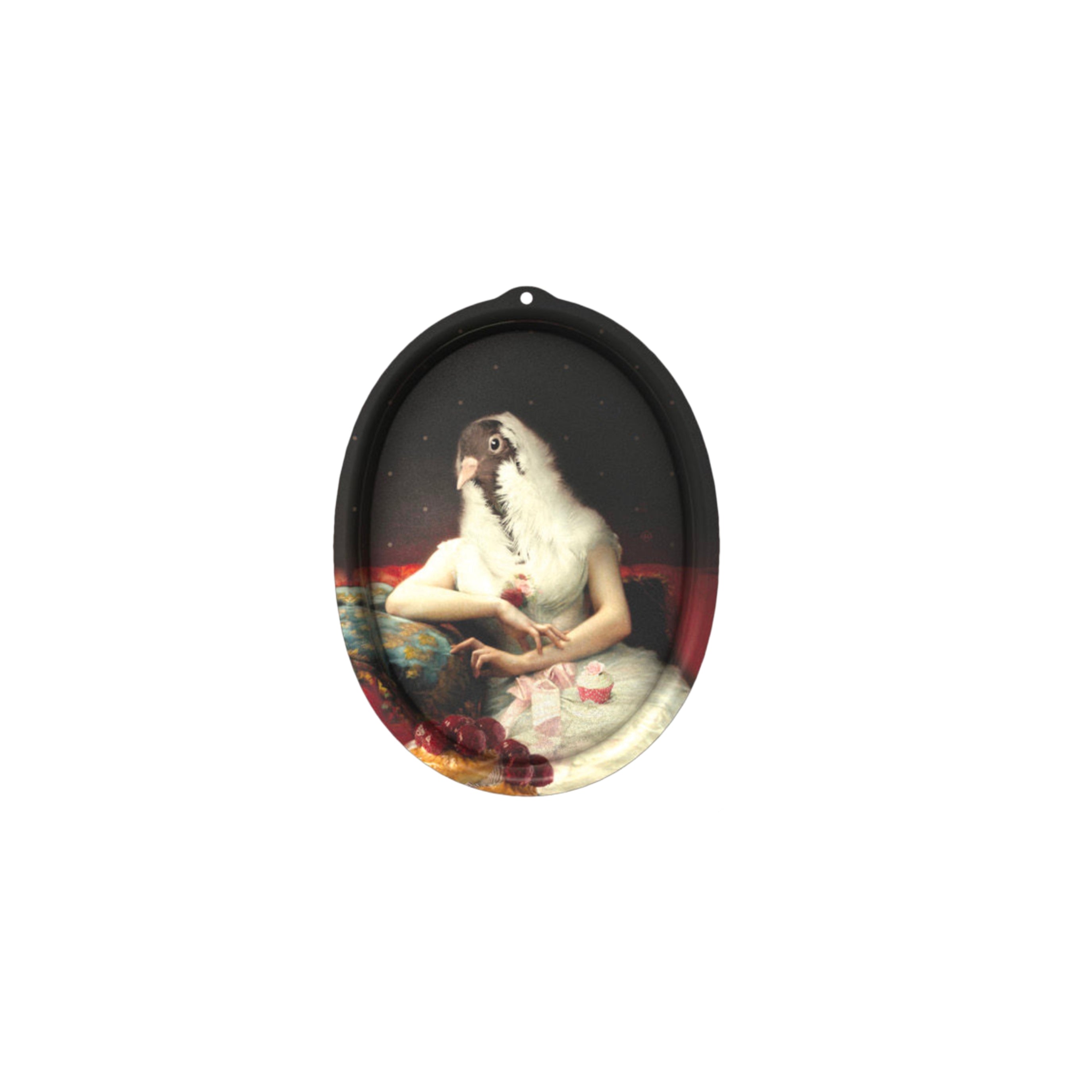 Rosita Pigeon - Oval Tray