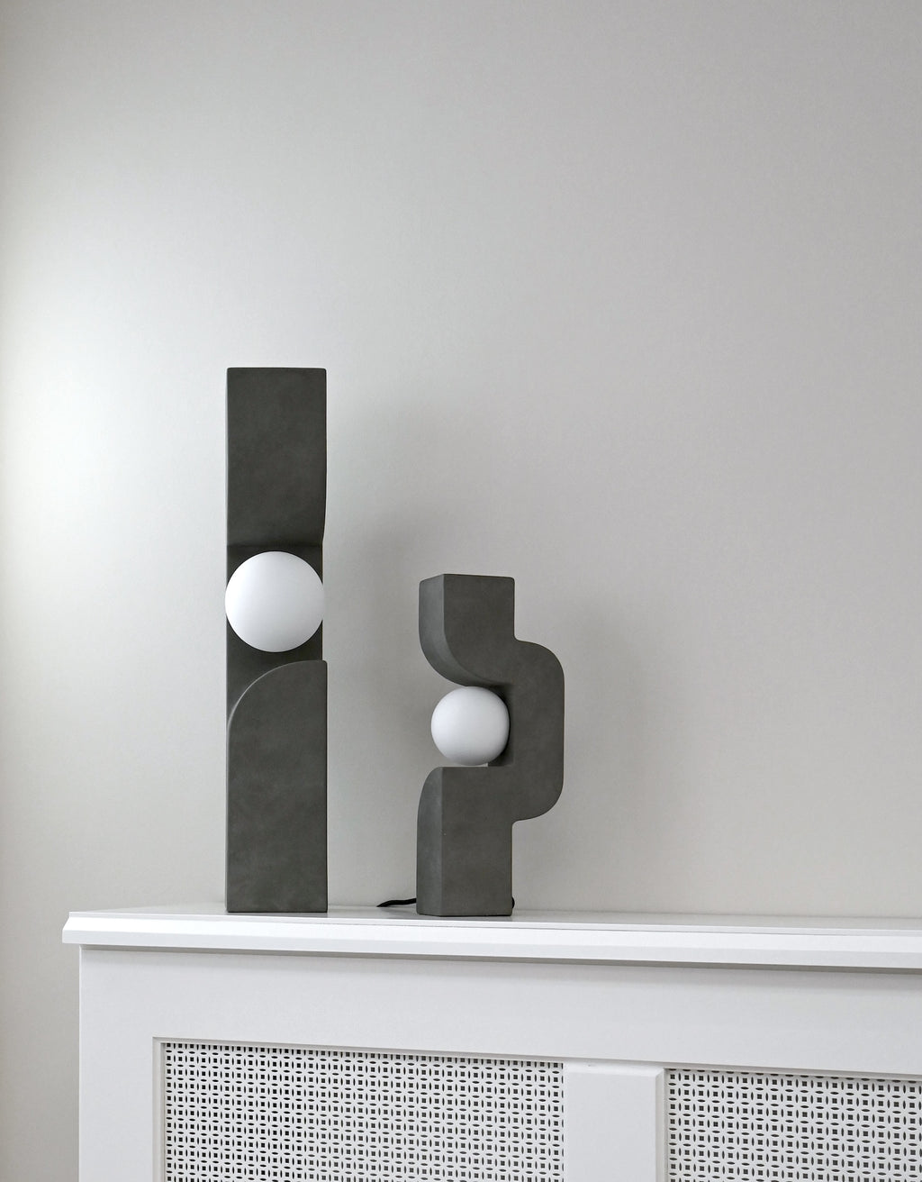 Sitting Man, Big - Dark Grey