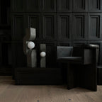 Sitting Man, Big - Dark Grey