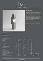 Sitting Man, Big - Dark Grey