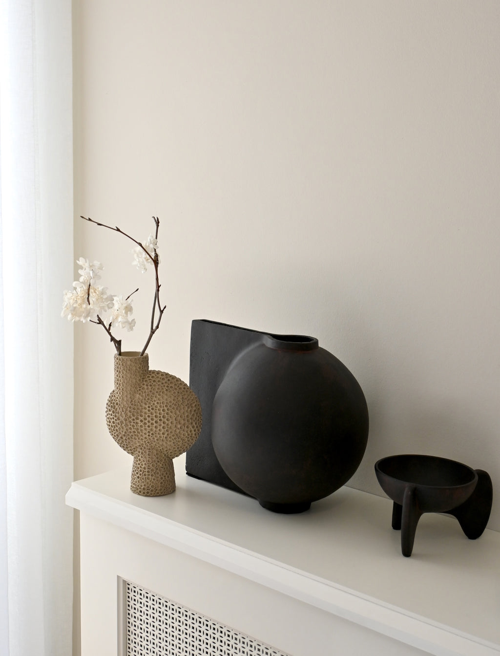 Sphere Vase Bubl Shisen, Medio -  Sand