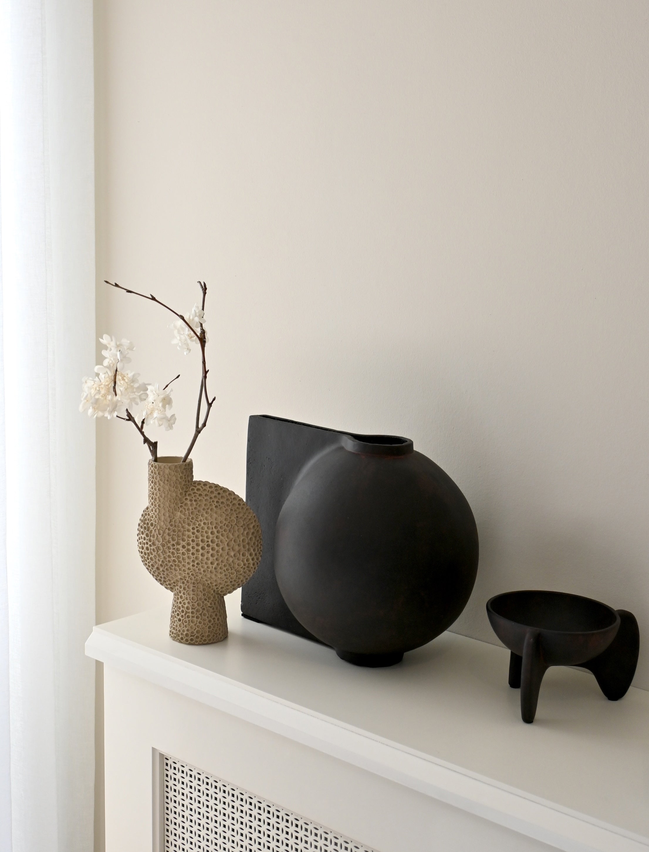 Sphere Vase Bubl Shisen, Medio -  Sand