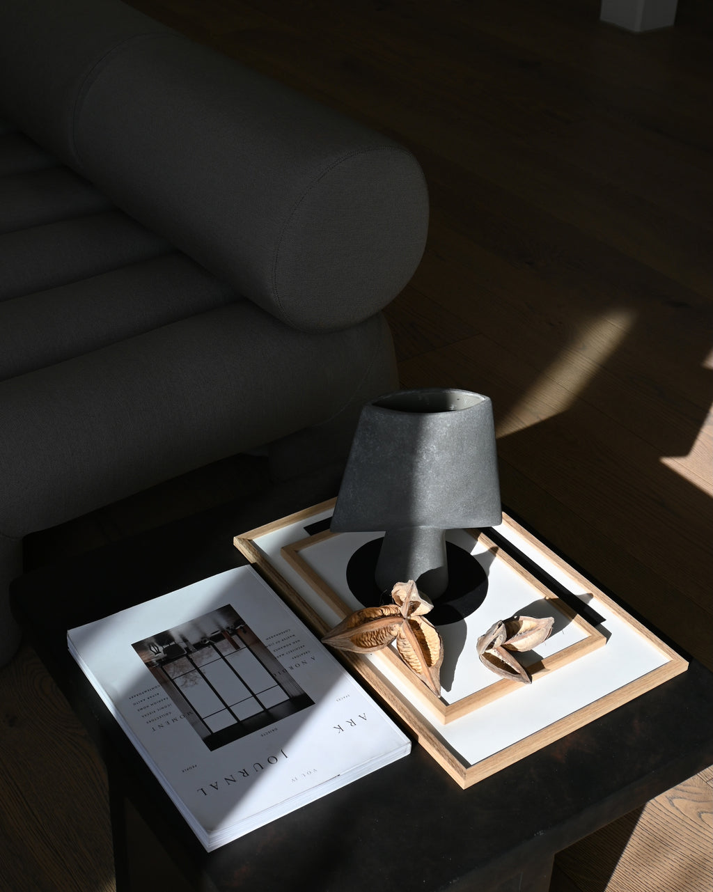 Sphere Vase Square, Mini - Coffee