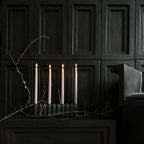 Tube Candle Holder, Big - Coffee