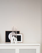 W Candle Holder - White