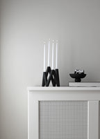 W Candle Holder - Black