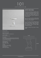 Artist Side Table - White