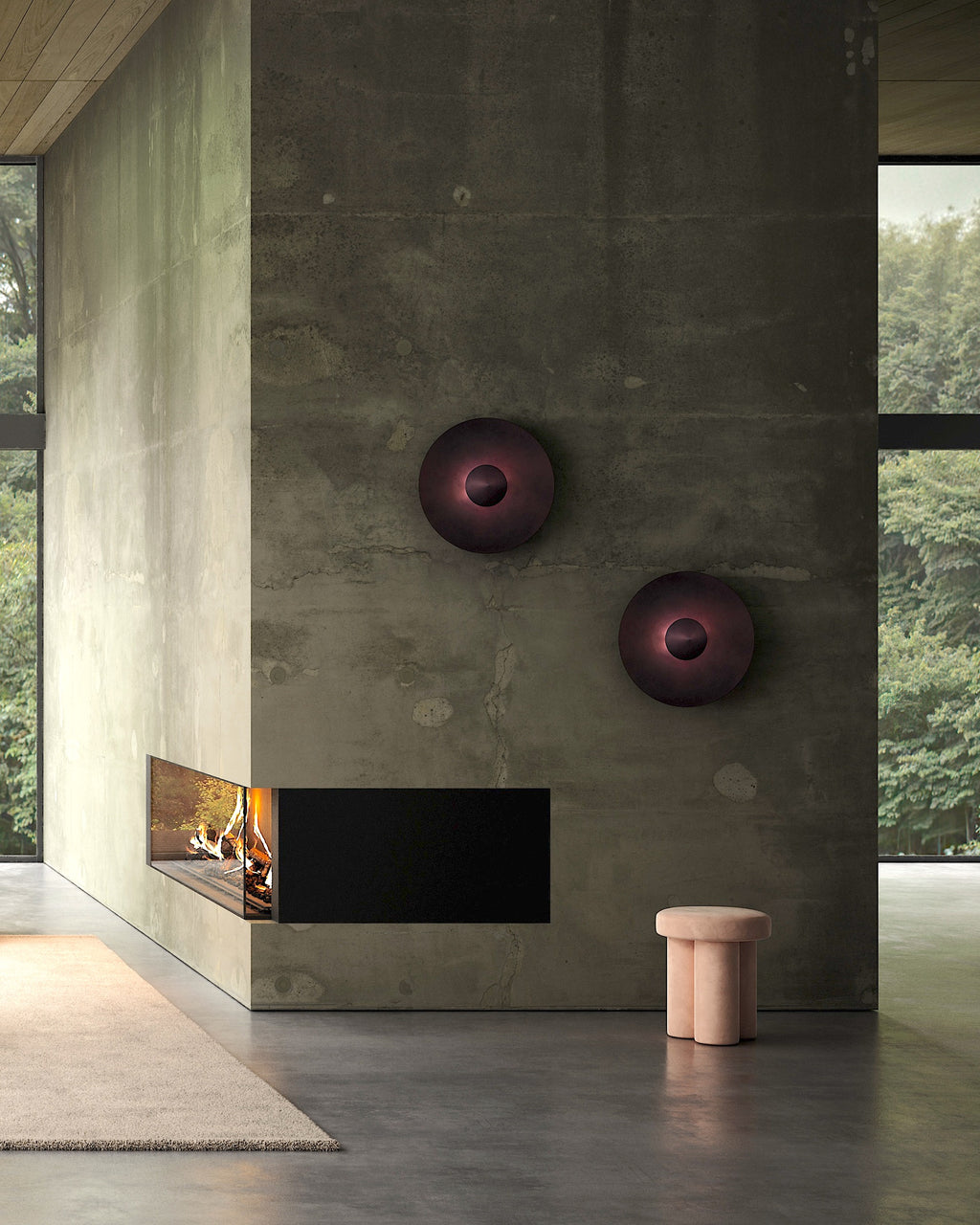Dusk Wall Lamp - Burned Black