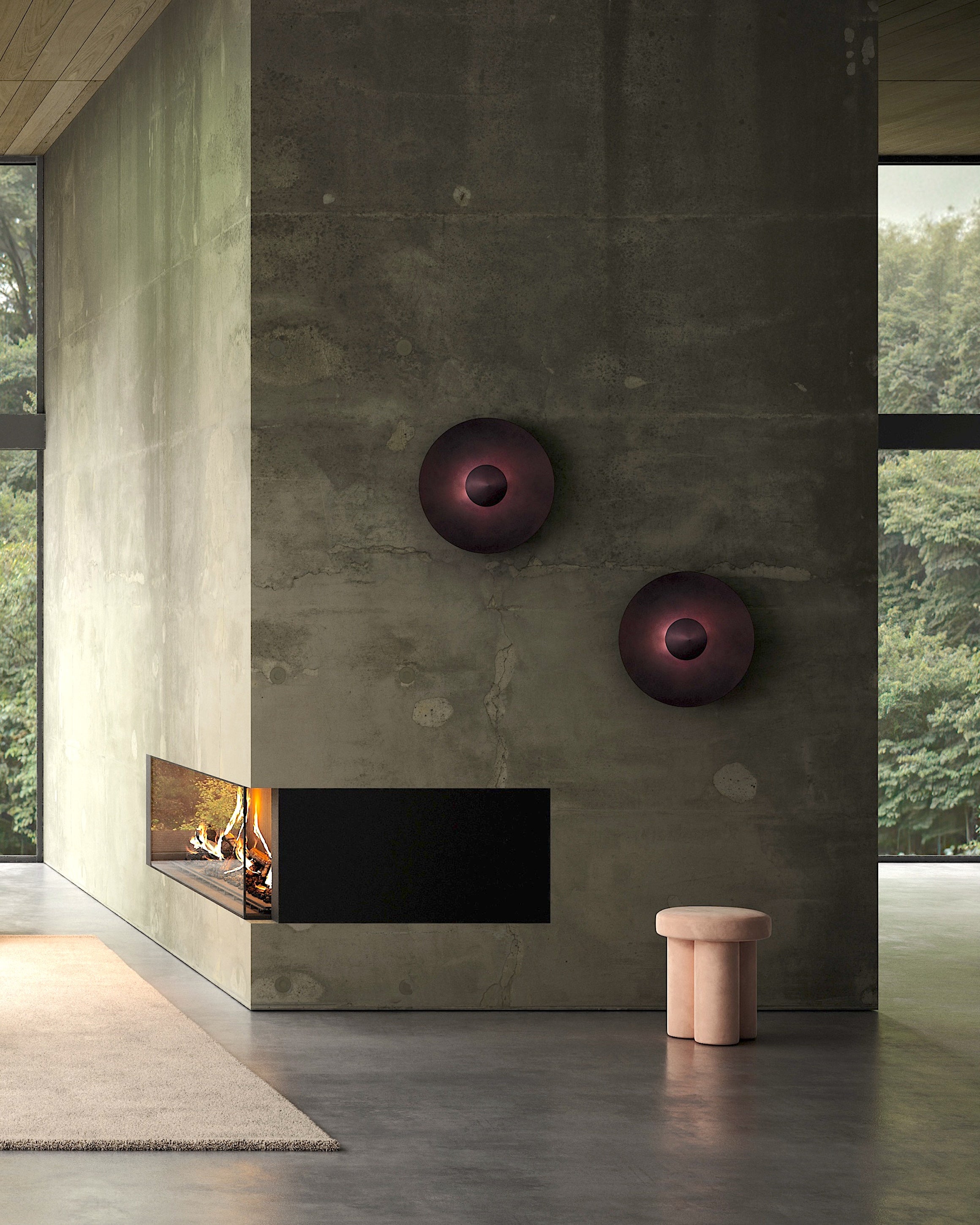 Dusk Wall Lamp - Burned Black